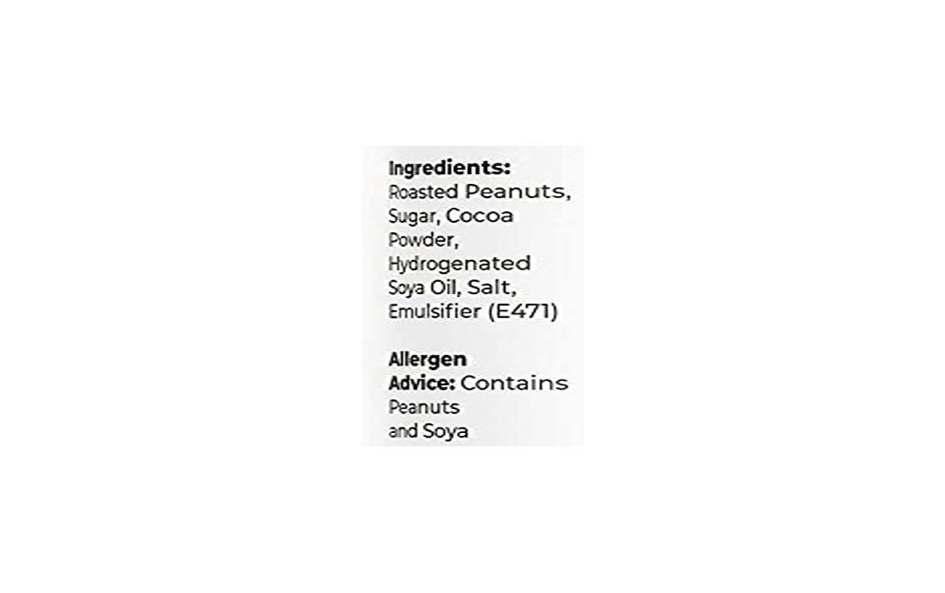 Nutty Peanut Chocolate Spread    Plastic Jar  340 grams